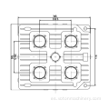 Serie de caja de transferencia de un cuarto